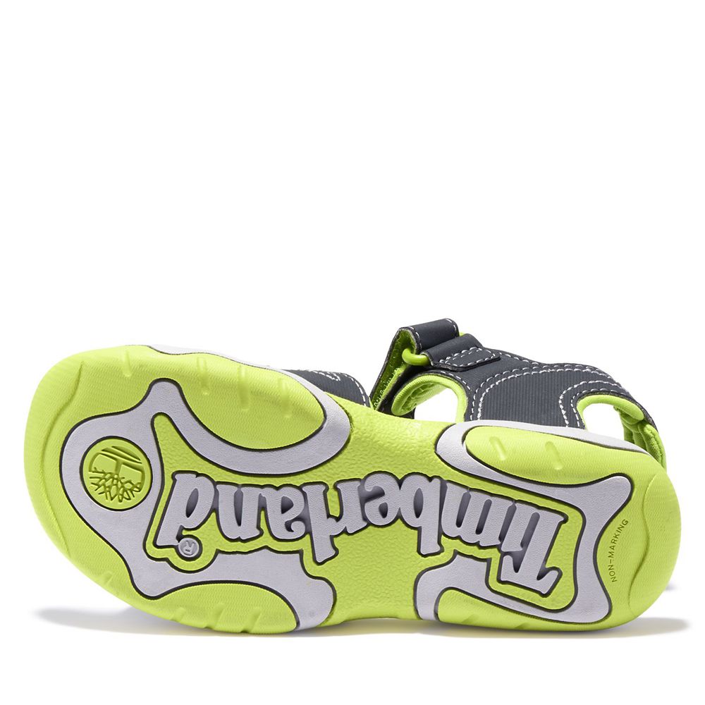 Sandálias Crianças - Timberland Adventure Seeker 2-Strap - NHCTU9628 - Cinzentas/Verdes